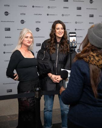 January 22, 2026, Park City, Utah, USA: Sundance Film Festival 2026: Producers Abigail Anketell-Jones and Lauren Dark, of The Disciple, answers questions ahead of the film s premiere. Park City USA - ZUMAi207 20260122_zsp_i207_018 Copyright: xAbramxImanx