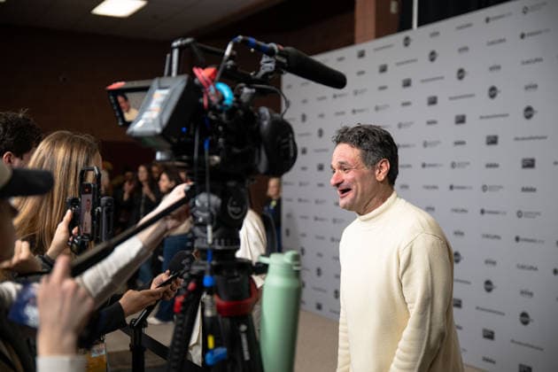 January 22, 2026, Park City, Utah, USA: Sundance Film Festival 2026: Cyrus Bozorgmehr, of The Disciple, answers questions ahead of the film s premiere. Park City USA - ZUMAi207 20260122_zsp_i207_019 Copyright: xAbramxImanx