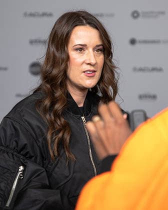 January 22, 2026, Park City, Utah, USA: Sundance Film Festival 2026: Producer Lauren Dark, of The Disciple, answers questions ahead of the film s premiere. Park City USA - ZUMAi207 20260122_zsp_i207_032 Copyright: xAbramxImanx
