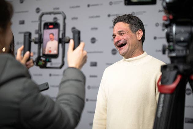 January 22, 2026, Park City, Utah, USA: Sundance Film Festival 2026: Cyrus Bozorgmehr, of The Disciple, answers questions ahead of the film s premiere. Park City USA - ZUMAi207 20260122_zsp_i207_035 Copyright: xAbramxImanx
