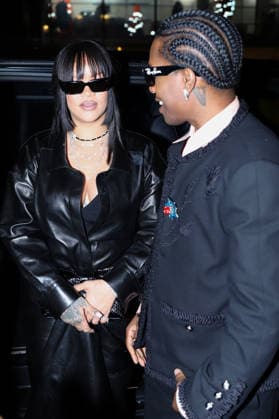Rihanna and A AP Rocky arrive at Siena restaurant in Paris during Mens Ready to Wear Autumn Winter 2026 2027 Fashion Week on 22 January 2026 Yoann Ouahcene Bestimage Rihanna and A AP Rocky arrive at Siena restaurant in Paris during Mens Ready to Wear Autumn Winter 2026 2027 Fashion Week on 22 January 2026 Paris France  Copyright: xYoannxOuahcenex xBestimagexYoannxOuahcenex xBestimagex