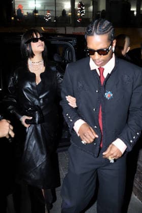 Rihanna and A AP Rocky arrive at Siena restaurant in Paris during Mens Ready to Wear Autumn Winter 2026 2027 Fashion Week on 22 January 2026 Yoann Ouahcene Bestimage Rihanna and A AP Rocky arrive at Siena restaurant in Paris during Mens Ready to Wear Autumn Winter 2026 2027 Fashion Week on 22 January 2026 Paris France  Copyright: xYoannxOuahcenex xBestimagexYoannxOuahcenex xBestimagex