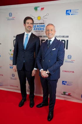 Roberto Stabile, Giorgio Carlo Brugnoni Avant première française du film Cinque secondi au Publicis Cinémas, dans le cadre du Troisième Gala du cinéma italien le 22 janvier 2026 Anne Sophie Guebey Bestimage Photocall for the premiere of the film Cinque secondi at Publicis Cinémas, as part of the Third Italian Film Gala in Paris on january 22nd 2026 Paris  Copyright: xAnne-SophiexGuebeyx xBestimagexAnne-SophiexGuebeyx xBestimagex