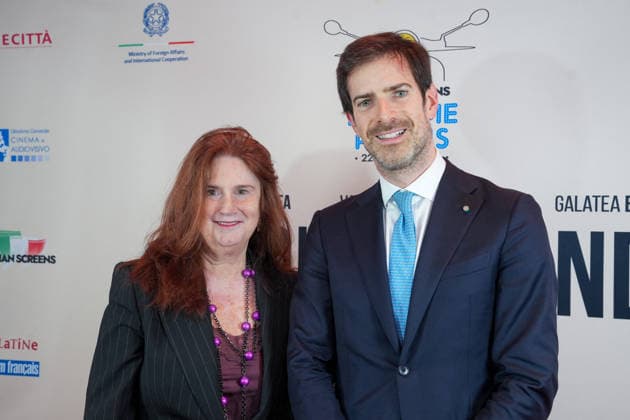Emanuela dAlessandro, Giorgio Carlo Brugnoni Avant première française du film Cinque secondi au Publicis Cinémas, dans le cadre du Troisième Gala du cinéma italien le 22 janvier 2026 Anne Sophie Guebey Bestimage Photocall for the premiere of the film Cinque secondi at Publicis Cinémas, as part of the Third Italian Film Gala in Paris on january 22nd 2026 Paris  Copyright: xAnne-SophiexGuebeyx xBestimagexAnne-SophiexGuebeyx xBestimagex