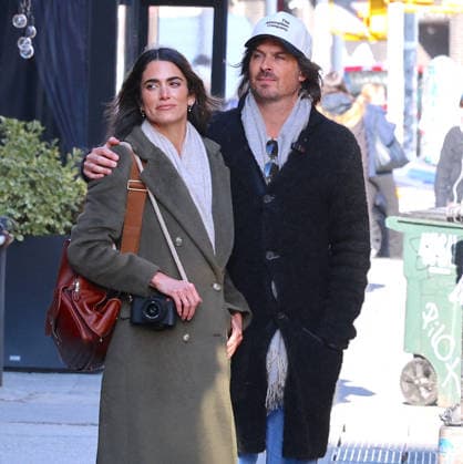 Ian Somerhalder and Nikki Reed Out - NYC Famous couple actor Ian Somerhalder with his wife actress Nikki Reed are walking with friends in Soho then they are taking photos of their new line foundational supplements on a truck in New York, NY on January 22, 2026. Photo by Dylan Travis ABACAPRESS.COM New York City NY United States  Copyright: xDylanxTravis ABACAx
