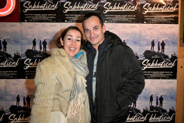 Claudia Campus with guest at the premiere of the movie Sabbatical at Delphi Lux Berlin, 22 01 2026 Foto:xM.xBehrensx xFuturexImagex sabbatical_6137