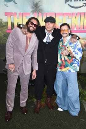Jason Momoa, Dave Bautista and Angel Manuel Soto at the special screening of the Amazon Prime Video film The Wrecking Crew at Cineworld Leicester Square London, 22 01 2026 Foto:xS.xVasx xFuturexImagex wrecking_6125