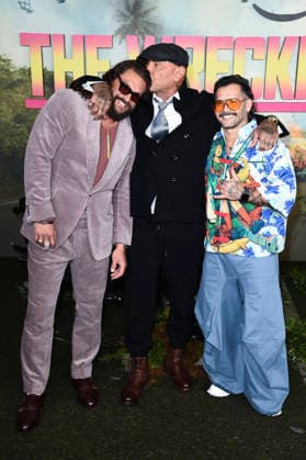 Jason Momoa, Dave Bautista and Angel Manuel Soto at the special screening of the Amazon Prime Video film The Wrecking Crew at Cineworld Leicester Square London, 22 01 2026 Foto:xS.xVasx xFuturexImagex wrecking_6126
