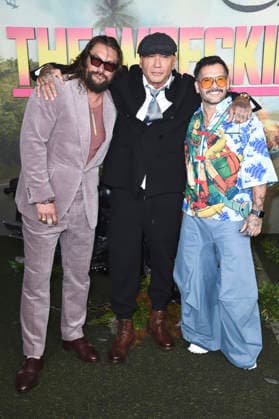 Jason Momoa, Dave Bautista and Angel Manuel Soto at the special screening of the Amazon Prime Video film The Wrecking Crew at Cineworld Leicester Square London, 22 01 2026 Foto:xS.xVasx xFuturexImagex wrecking_6127