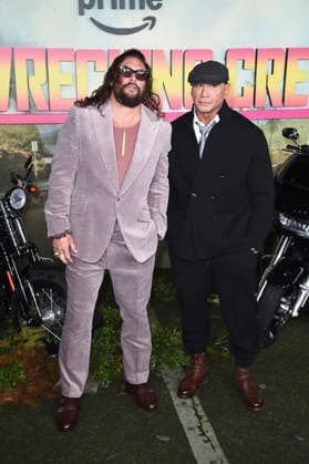 Jason Momoa and Dave Bautista at the special screening of the Amazon Prime Video film The Wrecking Crew at Cineworld Leicester Square London, 22 01 2026 Foto:xS.xVasx xFuturexImagex wrecking_6131