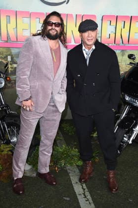Jason Momoa and Dave Bautista at the special screening of the Amazon Prime Video film The Wrecking Crew at Cineworld Leicester Square London, 22 01 2026 Foto:xS.xVasx xFuturexImagex wrecking_6133