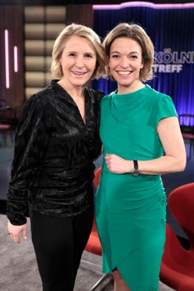 Susan Link and Anna Planken at the recording of the WDR talk show Kölner Treff in WDR Studio BS 3 Cologne, 22 01 2026 Foto:xR.xSchmiegeltx xFuturexImagex koelner_treff2201_6124