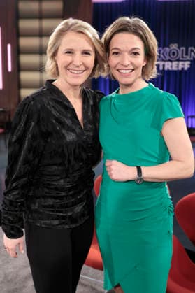 Susan Link and Anna Planken at the recording of the WDR talk show Kölner Treff in WDR Studio BS 3 Cologne, 22 01 2026 Foto:xR.xSchmiegeltx xFuturexImagex koelner_treff2201_6125