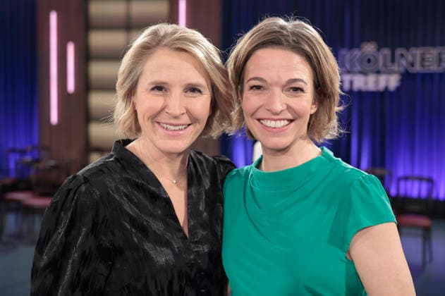 Susan Link and Anna Planken at the recording of the WDR talk show Kölner Treff in WDR Studio BS 3 Cologne, 22 01 2026 Foto:xR.xSchmiegeltx xFuturexImagex koelner_treff2201_6126