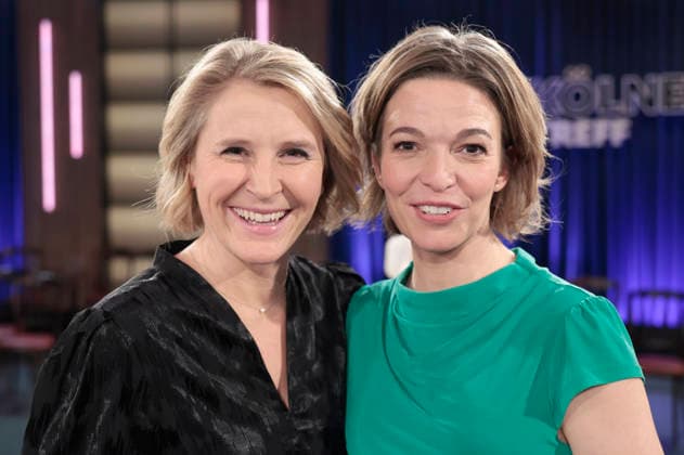 Susan Link and Anna Planken at the recording of the WDR talk show Kölner Treff in WDR Studio BS 3 Cologne, 22 01 2026 Foto:xR.xSchmiegeltx xFuturexImagex koelner_treff2201_6127