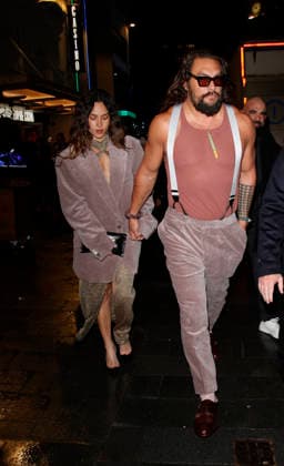 The Wrecking Crew UK Special Screening - VIP leaving LONDON, ENGLAND - JANUARY 22: Jason Momoa and Adria Arjona seen leaving the UK Special Screening of The Wrecking Crew at Cineworld Leicester Square on January 22, 2026 in London, England. Byline:James Smart Pictures Think Pictures think Smart GOT A TIP STORY? CALL OR E-MAIL TEAM SMART Ed@smartpictures.co.uk Mary@smartpictures.co.uk info@smartpictures.co.uk web site:smartpictures.co.uk Office :Telephone: +44 7956 245606, Credit:James Smart Pictures Avalon  Copyright: xJames SmartxPicturesx xAvalonx 1068443050