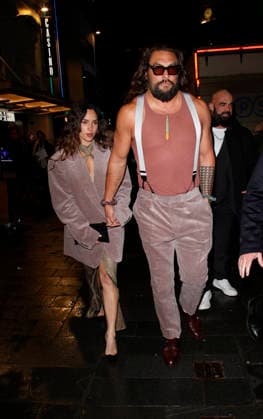 The Wrecking Crew UK Special Screening - VIP leaving LONDON, ENGLAND - JANUARY 22: Jason Momoa and Adria Arjona seen leaving the UK Special Screening of The Wrecking Crew at Cineworld Leicester Square on January 22, 2026 in London, England. Byline:James Smart Pictures Think Pictures think Smart GOT A TIP STORY? CALL OR E-MAIL TEAM SMART Ed@smartpictures.co.uk Mary@smartpictures.co.uk info@smartpictures.co.uk web site:smartpictures.co.uk Office :Telephone: +44 7956 245606, Credit:James Smart Pictures Avalon  Copyright: xJames SmartxPicturesx xAvalonx 1068443109