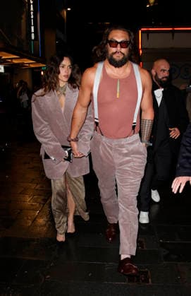 The Wrecking Crew UK Special Screening - VIP leaving LONDON, ENGLAND - JANUARY 22: Jason Momoa and Adria Arjona seen leaving the UK Special Screening of The Wrecking Crew at Cineworld Leicester Square on January 22, 2026 in London, England. Byline:James Smart Pictures Think Pictures think Smart GOT A TIP STORY? CALL OR E-MAIL TEAM SMART Ed@smartpictures.co.uk Mary@smartpictures.co.uk info@smartpictures.co.uk web site:smartpictures.co.uk Office :Telephone: +44 7956 245606, Credit:James Smart Pictures Avalon  Copyright: xJames SmartxPicturesx xAvalonx 1068443172