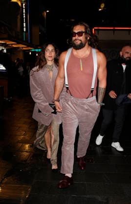 The Wrecking Crew UK Special Screening - VIP leaving LONDON, ENGLAND - JANUARY 22: Jason Momoa and Adria Arjona seen leaving the UK Special Screening of The Wrecking Crew at Cineworld Leicester Square on January 22, 2026 in London, England. Byline:James Smart Pictures Think Pictures think Smart GOT A TIP STORY? CALL OR E-MAIL TEAM SMART Ed@smartpictures.co.uk Mary@smartpictures.co.uk info@smartpictures.co.uk web site:smartpictures.co.uk Office :Telephone: +44 7956 245606, Credit:James Smart Pictures Avalon  Copyright: xJames SmartxPicturesx xAvalonx 1068443210