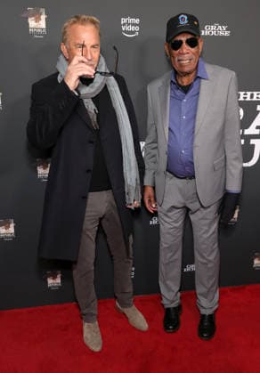 Los Angeles screening of Amazon Prime Video s The Gray House at Sherry Lansing Theatre Paramount Pictures Studio Lot Featuring: Kevin Costner, Morgan Freeman Where: Los Angeles, California, United States When: 23 Jan 2026 Credit: Faye s Vision Cover Images EDITORIAL USE ONLY. NOT FOR USE BY NEWSPAPERS BASED IN THE UK. Copyright: xx coverimg55404987