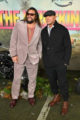Jason Momoa and Dave Bautista attends The Wrecking Crew - UK Special Screening at Cineworld Leicester Square in London, England. UK. Thursday 22nd January 2026 Copyright: xJamesxWarrenx _FMKIE~T