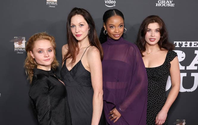 23 January 2026 Los Angeles, California Ella Schrey Yeats, Hannah James, Amethyst Davis, Catherine Hannay The Los Angeles Screening Of Amazon Prime Video s The Gray House held at The Sherry Lansing Theatre Paramount Pictures Studio Lotl in Los Angeles Photo Credit AdMedia 452448 2026 01 23 CA Los Angeles United States  Copyright: xAdMediax STAR_452448_015