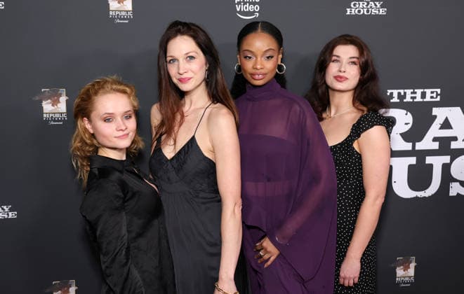 23 January 2026 Los Angeles, California Ella Schrey Yeats, Hannah James, Amethyst Davis, Catherine Hannay The Los Angeles Screening Of Amazon Prime Video s The Gray House held at The Sherry Lansing Theatre Paramount Pictures Studio Lotl in Los Angeles Photo Credit AdMedia 452448 2026 01 23 CA Los Angeles United States  Copyright: xAdMediax STAR_452448_016