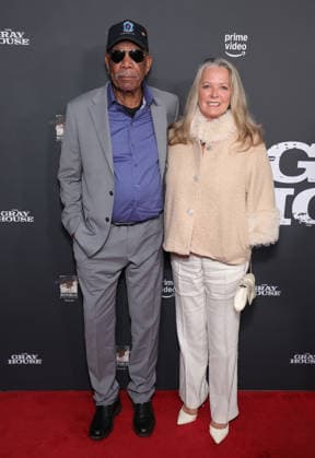23 January 2026 Los Angeles, California Morgan Freeman, Linda Keena The Los Angeles Screening Of Amazon Prime Video s The Gray House held at The Sherry Lansing Theatre Paramount Pictures Studio Lotl in Los Angeles Photo Credit AdMedia 452448 2026 01 23 CA Los Angeles United States  Copyright: xAdMediax STAR_452448_041