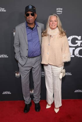 23 January 2026 Los Angeles, California Morgan Freeman, Linda Keena The Los Angeles Screening Of Amazon Prime Video s The Gray House held at The Sherry Lansing Theatre Paramount Pictures Studio Lotl in Los Angeles Photo Credit AdMedia 452448 2026 01 23 CA Los Angeles United States  Copyright: xAdMediax STAR_452448_044