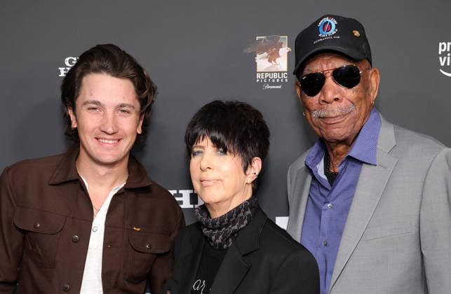 23 January 2026 Los Angeles, California Drake Milligan, Diane Warren, Morgan Freeman The Los Angeles Screening Of Amazon Prime Video s The Gray House held at The Sherry Lansing Theatre Paramount Pictures Studio Lotl in Los Angeles Photo Credit AdMedia 452448 2026 01 23 CA Los Angeles United States  Copyright: xAdMediax STAR_452448_086
