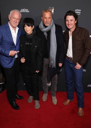 23 January 2026 Los Angeles, California John Debney, Diane Warren, Kevin Costner, Drake Milligan, The Los Angeles Screening Of Amazon Prime Video s The Gray House held at The Sherry Lansing Theatre Paramount Pictures Studio Lotl in Los Angeles Photo Credit AdMedia 452448 2026 01 23 CA Los Angeles United States  Copyright: xAdMediax STAR_452448_130