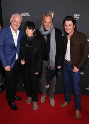 23 January 2026 Los Angeles, California John Debney, Diane Warren, Kevin Costner, Drake Milligan, The Los Angeles Screening Of Amazon Prime Video s The Gray House held at The Sherry Lansing Theatre Paramount Pictures Studio Lotl in Los Angeles Photo Credit AdMedia 452448 2026 01 23 CA Los Angeles United States  Copyright: xAdMediax STAR_452448_131