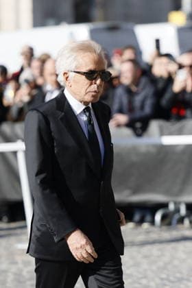 Valentino Funeral Arrivals - Rome Giancarlo Giammetti arriving at Valentino Garavani s funeral at the Basilica Santa Maria degli Angeli e dei Martiri in Rome, Italy on January 23 2026. Italian fashion designer Valentino Garavani died at the age of 93 in Rome on January 19. Photo by Marco Pionavotto ABACAPRESS.COM Rome Italy  Copyright: xPiovanottoxMarco ABACAx