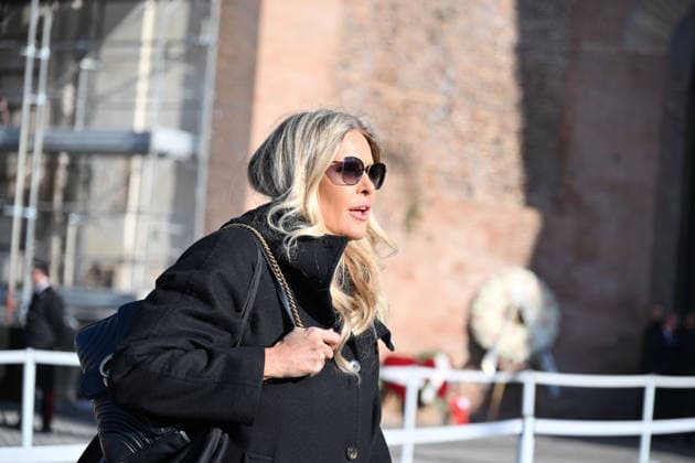 News - Funerali di Valentino Garavani Tiziana Rocca during Valentino Garavani s Funeral 2026 on Jan 23, 2026 in Rome, Italy. during Funerali di Valentino Garavani, News in Roma, Italy, January 23 2026 Roma Roma Italy Copyright: xRobertoxRamacciax xLiveMediax LPN_2255236
