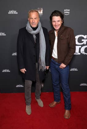 Los Angeles Screening Of Amazon Prime Video s The Gray House 22 January 2026 . Los Angeles, California Kevin Costner, Drake Milligan At the Los Angeles Screening Of Amazon Prime Video s The Gray House held at Sherry Lansing Theatre Paramount Pictures Studio Lot in Los Angeles., Credit:Sadou Faye Avalon United States, CA, Los Angeles, Sherry Lansing Theatre Paramount Pictures Studio Lot  Copyright: xSadouxFayex xAvalonx 1068556930