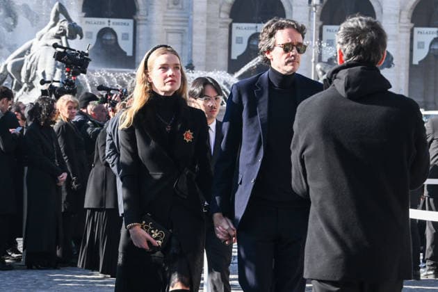 Rome, Death of Valentino Garavani - Funeral in the Basilica of Santa Maria degli Angeli e dei Martiri - In the photo: Natalia Vodianova, Antoine Arnault  Copyright: xMaurizioxD Avanzox xipa-agency.netx xD AngeloxD AvanzoxLandix IPA_Agency_IPA70451020