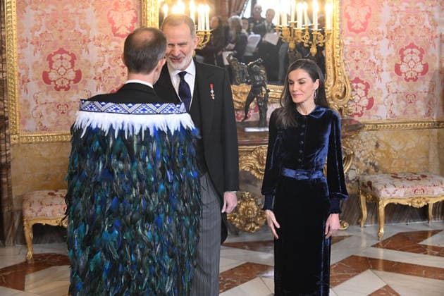 The King and Queen receive the Diplomatic Corps accredited in Spain King Felipe and Queen Letizia during the annual reception for the Diplomatic Corps accredited in Spain on the occasion of the new year, at the Royal Palace, on January 23, 2026, in Madrid Spain The Diplomatic Corps of Spain is composed of 126 Embassies resident in our country and almost 800 Consulates, 153 career and more than 600 honorary ones PALACIO REALEZA DIPLOMATIC José Madrid Madrid Madrid Espana  Copyright: xJosÃ xOlivax 7238573