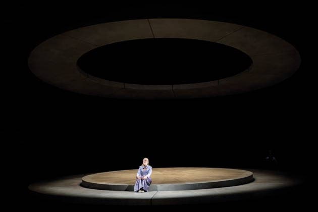 Laura Wilde as Violanta during the photo rehearsal for Violanta at the Deutsche Oper in Berlin, January 22, 2026 Opera in one act by Erich Wolfgang Korngold Musical direction Donald Runnicles Production David Hermann Stage Jo Schramm Costumes Sybille Wallum Premiere is on January 25, 2026 Deutsche Oper Berlin Violanta