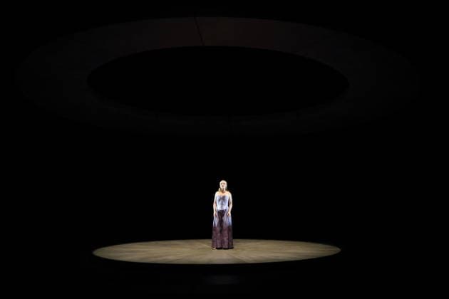 Laura Wilde as Violanta during the photo rehearsal for Violanta at the Deutsche Oper in Berlin, January 22, 2026 Opera in one act by Erich Wolfgang Korngold Musical direction Donald Runnicles Production David Hermann Stage Jo Schramm Costumes Sybille Wallum Premiere is on January 25, 2026 Deutsche Oper Berlin Violanta