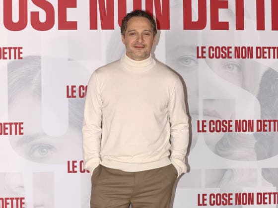 Rome, Palazzo Naiadi, photocall for the film Things Unsaid. Pictured: Claudio Santamaria  Copyright: xMarcoxProvvisionatox xipa-agency.netx xMarcoxProvvisionatox IPA_Agency_IPA70452684