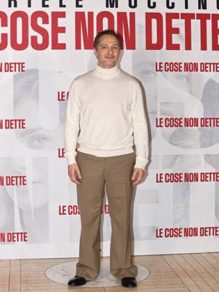 Rome, Palazzo Naiadi, photocall for the film Things Unsaid. Pictured: Claudio Santamaria  Copyright: xMarcoxProvvisionatox xipa-agency.netx xMarcoxProvvisionatox IPA_Agency_IPA70452694