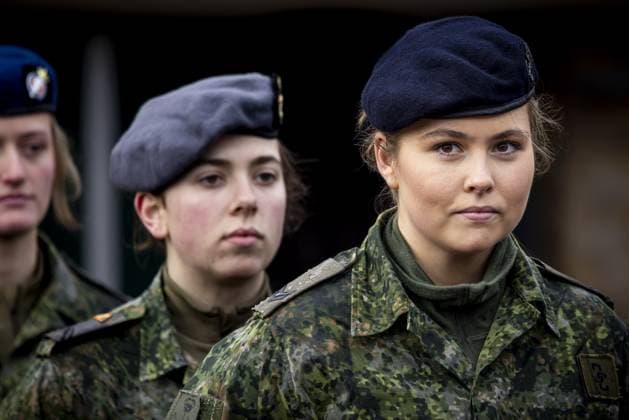 Ermelo, The Netherlands, 2026-01-23 12:15:44 ERMELO, January 23, 2026, Defensity College. Princess Amalia has completed General Military Training (AMO) and has been promoted to corporal. The AMO is part of the program she is following at Defensity College. Now that she has completed the AMO, the Princess of Orange will wear a military uniform when working for the Ministry of Defence. She will continue her training and is currently working as a student employee at the Defence Staff. PHOTO: NLBeeld POOL Patrick van Katwijk Credit: NL Beeld Patrick van Emst  Copyright: xx x