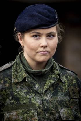 Ermelo, The Netherlands, 2026-01-23 12:15:44 ERMELO, January 23, 2026, Defensity College. Princess Amalia has completed General Military Training (AMO) and has been promoted to corporal. The AMO is part of the program she is following at Defensity College. Now that she has completed the AMO, the Princess of Orange will wear a military uniform when working for the Ministry of Defence. She will continue her training and is currently working as a student employee at the Defence Staff. PHOTO: NLBeeld POOL Patrick van Katwijk Credit: NL Beeld Patrick van Emst  Copyright: xx x