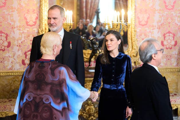23-01-2026 Madrid Queen Letizia and King Felipe during the Corps Diplomatique New Years reception at the royal palace in Madrid. No Spain Â  Copyright: xPPEx