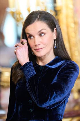 23-01-2026 Madrid Queen Letizia during the Corps Diplomatique New Years reception at the royal palace in Madrid. No Spain Â  Copyright: xPPEx