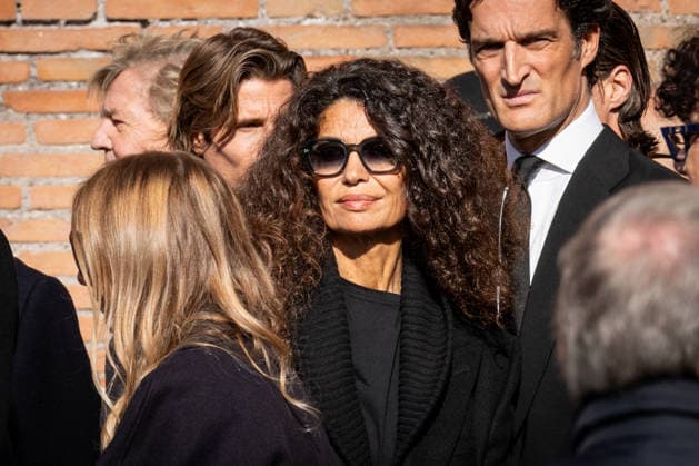 Funeral ceremony for the late Italian fashion designer Valentino Gavarani at Basilica di Santa Maria degli Angeli e dei Martiri in Rome, Italy, on 23 January, 2026. Afef Jnifen is seen at the funeral ceremony for the late Italian fashion designer Valentino Gavarani at Basilica di Santa Maria degli Angeli e dei Martiri in Rome, Italy, on 23 January, 2026., Credit:Stefano Costantino TTL Avalon Italy, Rome  Copyright: xStefanoxCostantinoxTTLx xAvalonx 1068595476