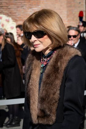 Funeral ceremony for the late Italian fashion designer Valentino Gavarani at Basilica di Santa Maria degli Angeli e dei Martiri in Rome, Italy, on 23 January, 2026. Anna Wintour is seen at the funeral ceremony for the late Italian fashion designer Valentino Gavarani at Basilica di Santa Maria degli Angeli e dei Martiri in Rome, Italy, on 23 January, 2026., Credit:Stefano Costantino TTL Avalon Italy, Rome  Copyright: xStefanoxCostantinoxTTLx xAvalonx 1068595603