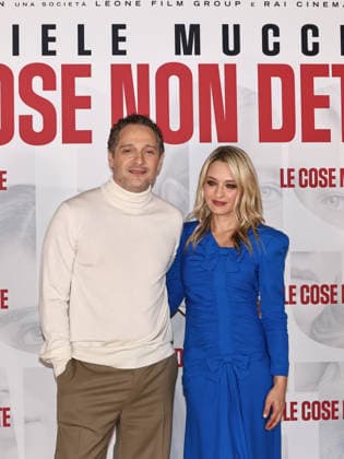 Rome, Palazzo Naiadi, photocall for the film Things Left Unsaid. Pictured: Claudio Santamaria, Carolina Crescentini  Copyright: xMarcoxProvvisionatox xipa-agency.netx xMarcoxProvvisionatox IPA_Agency_IPA70456017