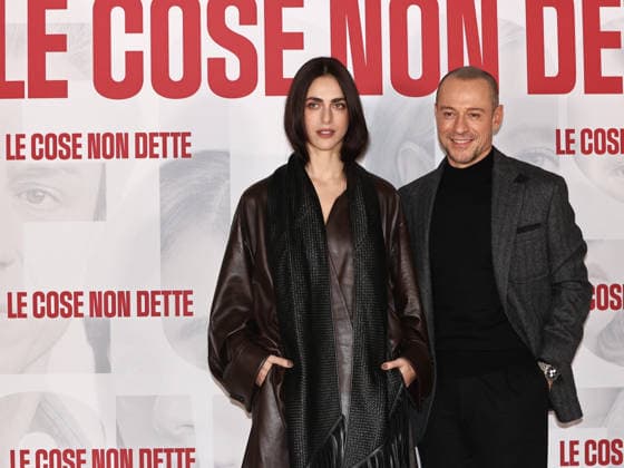 Rome, Palazzo Naiadi, photocall for the film Things Left Unsaid. Pictured: Miriam Leone, Stefano Accorsi  Copyright: xMarcoxProvvisionatox xipa-agency.netx xMarcoxProvvisionatox IPA_Agency_IPA70456076