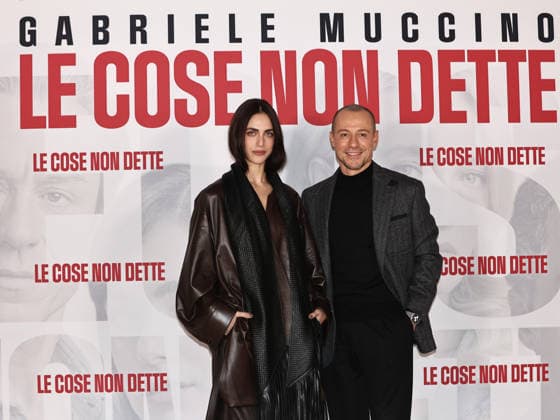 Rome, Palazzo Naiadi, photocall for the film Things Left Unsaid. Pictured: Miriam Leone, Stefano Accorsi  Copyright: xMarcoxProvvisionatox xipa-agency.netx xMarcoxProvvisionatox IPA_Agency_IPA70456077